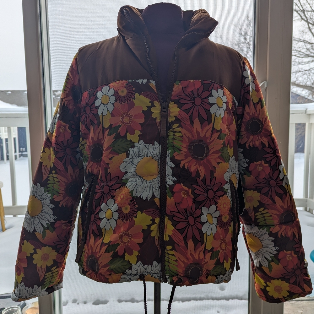 Therapy Floral Puffer Coat